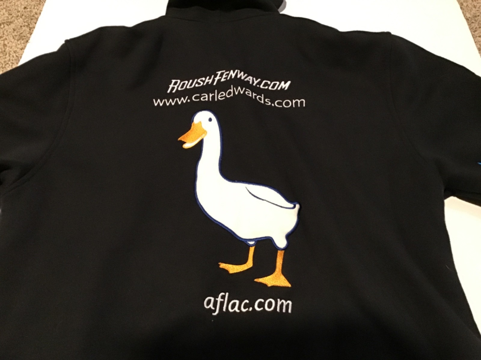 Carl Edwards Aflac XL Chase Hoodie Excellent Condition Heavy Jacket