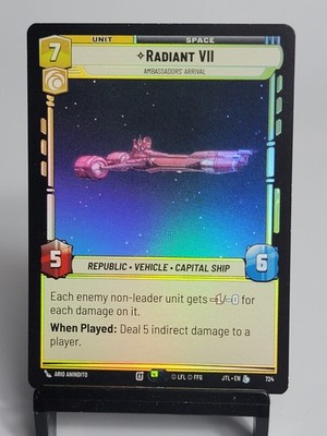 Star Wars Unlimited - JTL - Radiant VII - Ambassadors' Arrival - FOIL