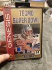 Tecmo Super Bowl - Sega Genesis Complete In Box CIB Great Condition