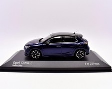 MINICHAMPS Opel Corsa Diecast 1:43 Blue Car With Case