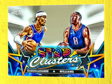 Shai Gilgeous-Alexander, Jalen Williams 2024 Topps Cosmic Star Clusters Thunder