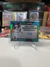 2023 Panini Prizm Draft Picks - College Penmanship Leaky Black #CP-LBK Green...