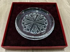 Baccarat Rosace Crystal Champagne/Wine Bottle Coaster - Original Box