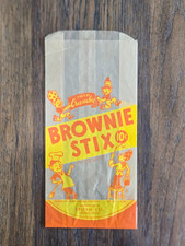 Vintage 1950's Brownie Stix Candy Bag 10&cent; &ndash; Beltan Co. Boodle Bag, Ephemera