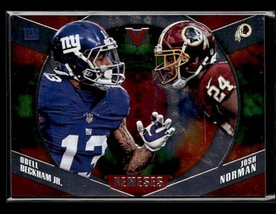 2017 Panini Vertex #NM-1 Odell Beckham Jr. / Josh Norman Nemeses