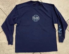 Vtg Y2k So Cal Choppers Long Sleeve Tshirt XL Blue ODM Tag