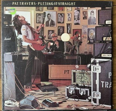 Pat Travers - Putting It Straight 1977 Vinyl LP PD-6121 W/Shrink (EX)
