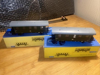 piko ho 5452512/5/12 Lot de deux wagons voyageurs 343-207 DR