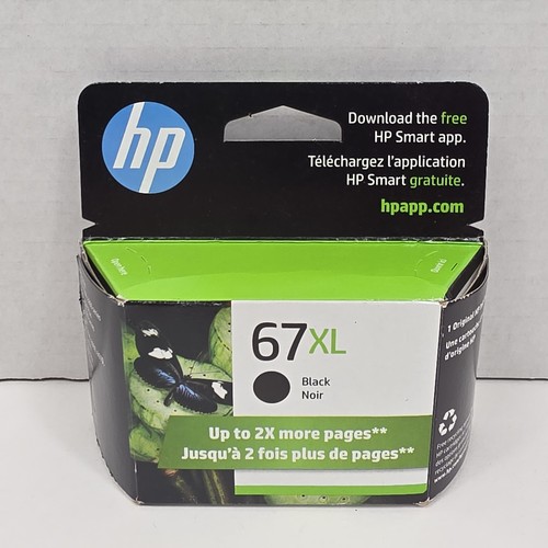 Original HP 67XL Tintenpatrone Schwarz, Exp. 01/2027, Neu & Versiegelt!