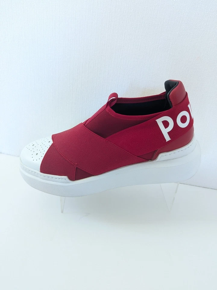 Zapatillas de plataforma Pollini para mujer rojas y blancas talla 37 Foto 3 de 4