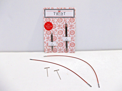ChiaoGoo TWIST Short Combo Set 2'' & 3'' US 1.5 (2.5mm) 7123-1.5 Interchangeables
