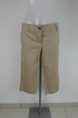 D&G, DOLCE & GABBANA D&G Bermuda Pantalon Femme Beige Coton 44 Vintage Italie