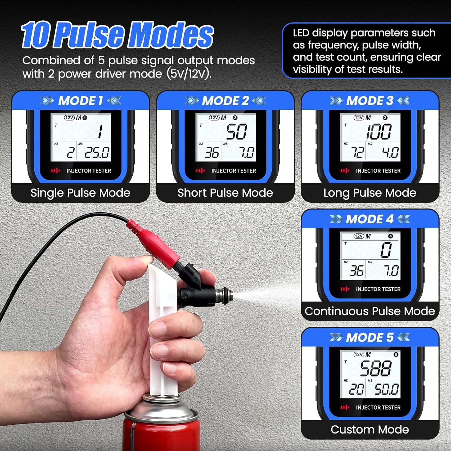Automotive Fuel Injector Cleaner Tester Injector Cleaning Machine