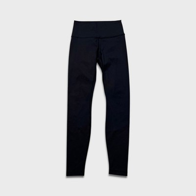 Lululemon Wunder Under Hi-Rise Tight Full-On Luon 28'' Womens sz 6 Black Leggings
