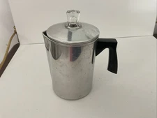 Vintage Mirro Aluminum Stovetop Percolator Coffee Pot - 5 Cup