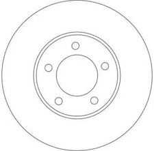 2x Bremsscheibe belüftet DF4384 TRW für MAZDA 3 3 Stufenheck 5