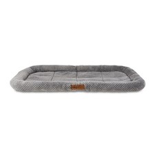 Gray Cozy Luxe Crate Mat Pet Bed Comfortable Mat for Dogs and Cats 42 Inch