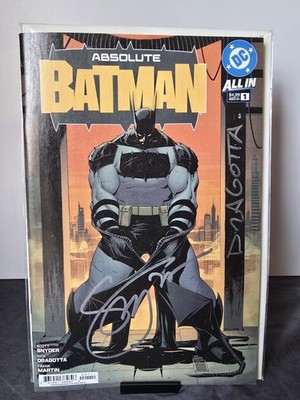 Absolute Batman #1 First Print 2X Signed By Snyder And Dragotta @ Denver FanExpo