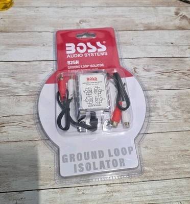 Boss Audio Systems Ground Loop Isolator B25N Noise Filter For Car Audio