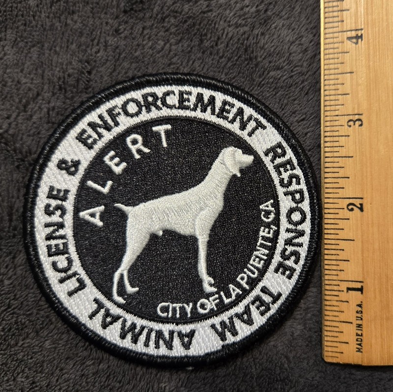 La Puente California Animal License & Enforcement Response Team Patch