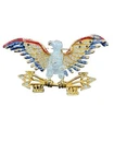 Vintage Patriotic Gold Tone Eagle 3 Arrows Pin Bicentennial 1776 1976 Eisenberg