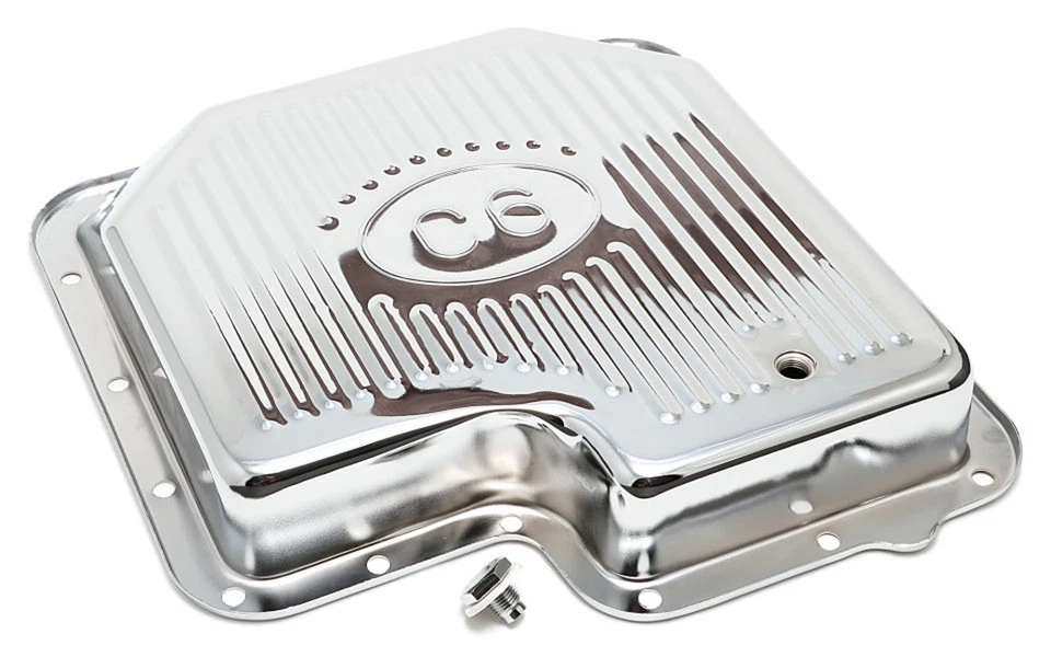 Trans-Dapt 9125, One Chrome Steel Transmission Pan High Performance & Racing Par - Image 3 of 4