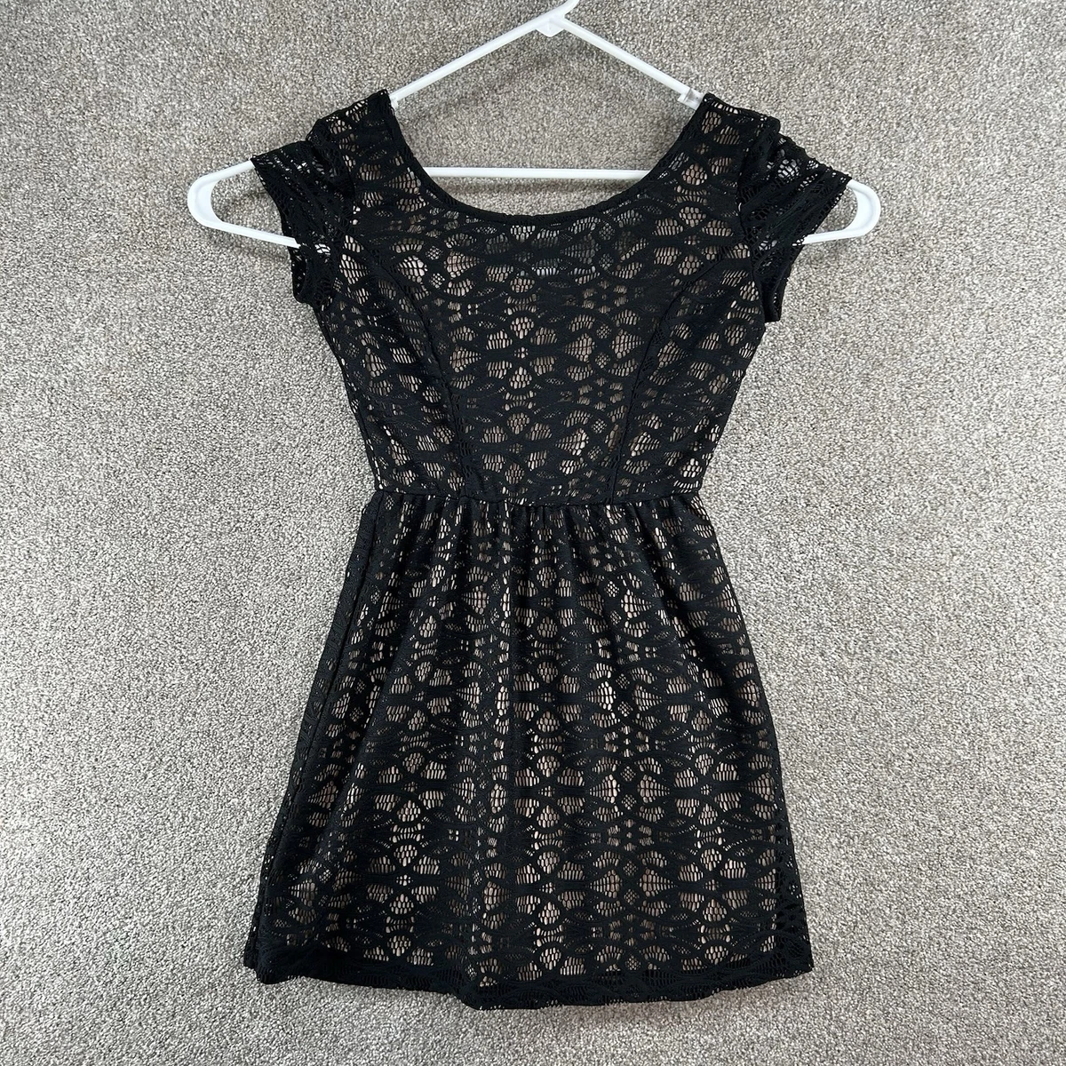 slim fit dress slacks Long Sleeve Black Floral Dress main image 0
