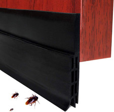 Adhesive under Door Sweep Weather Stripping Soundproof Rubber Bottom Sea