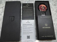 Detomaso D10 Chronograph Gray Orange 43mm Seiko movement