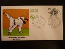 FRANCE PREMIER JOUR FDC YVERT 2069  CHAMPIONNATS DE JUDO  1,60F  PARIS   1979