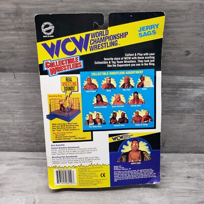 VINTAGE 1994 WCW OSFTM NASTY BOYS JERRY SAGS FIGURE RETRO NWO NWA