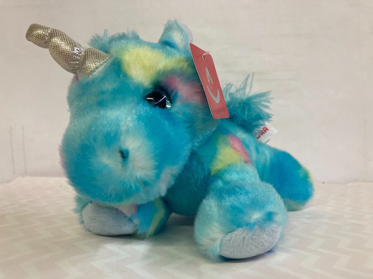 Blueberry ripple unicorn bright fancies 7 stuffed animal by aurora plush 16701 outlet