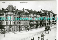 Zittau Tramwaj Wagon silnikowy 16 Bahnstraße Kopia-AK