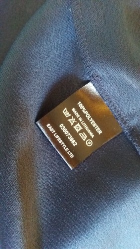 East Dress Indigo ( Navy Blue) Shirt Tunic with side seam Pockets Small NWT - Picture 2 of 5