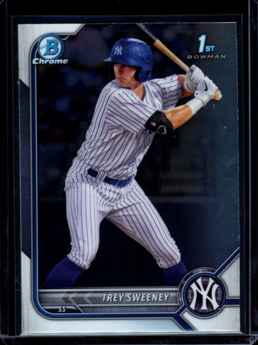 2022 1st Bowman Chrome ~ Trey Sweeney ~ #BCP-137 ~ New York Yankees