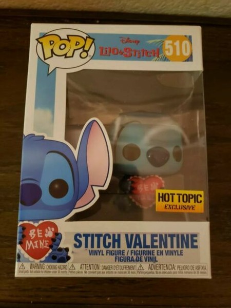 valentines stitch funko pop