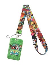 Scooby Doo Mystery Machine Keychain Lanyard with ID Holder