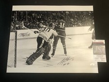 JSA GERRY CHEEVERS & KEN HODGE AUTOGRAPHED 16X20 PHOTO SIGNED AUTO MASK 565