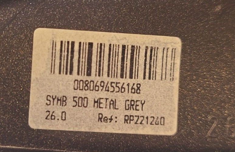 Scarponi da sci Salomon Symbio 500 grigio metallo RPZ21260 26.0 41 uomo UK 7 1 2