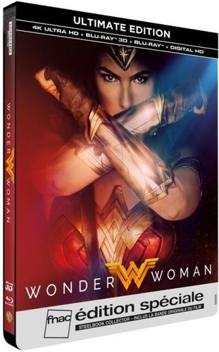 Wonder Woman 4K Blu ray 2D & 3D SteelBook (FNAC special edition Exclusive)