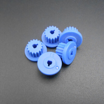 5Pcs 0.5M 16T 3D 16 Teeth D-Shape MXL Plastic Spindle Gear D-Shaft Bore Hole 3MM