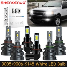 Per Ford Expedition 2003-2006 6X Fari LED Faro Proiettore Fendinebbia Alto Basso Z8