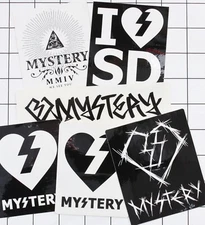 Vintage Mystery Skate Skateboard Sticker Decals, NEW NOS, Your Choice