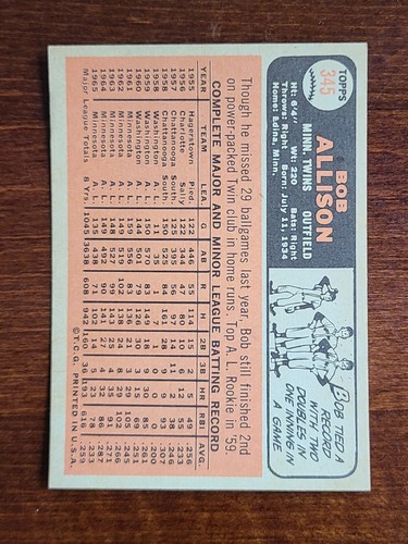 1966 Topps Baseball Cards Complete Your Set You Pick Choose Each #301 - 446 - Picture 51 of 197