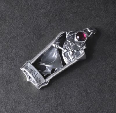 Final Fantasy VII 7 Remake Vincent Valentine SV925 Silver Charm Necklace Pendant