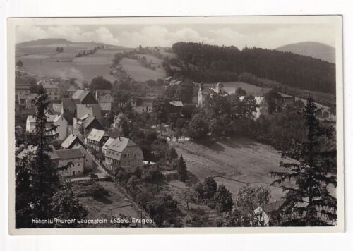 Ancienne carte postale station thermale d'altitude Lauenstein dans les Monts Métallifères de Saxe 1937/25 - Photo 1/1