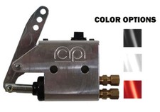 MCP Hydraulic Brake Master Cylinder Dual Line 3/4" Piston Red, Black Clear