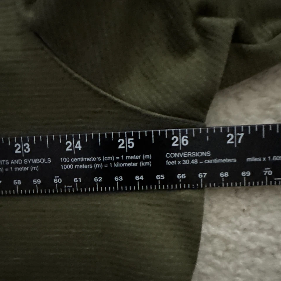 Pullover de golf Walter Hagen 11 Majors para hombre con cremallera 1/4 talla XL verde (defecto menor*) Foto 4 de 4