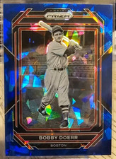 2023 Panini Prizm Blue Cracked Ice Bobby Doerr #289 Boston Red Sox