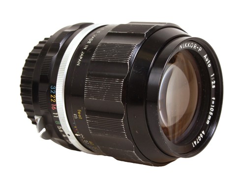 Nikon Nikkor P 10.5cm 105mm f/2.5 f 2.5 Nippon Kogaku Lens *921824